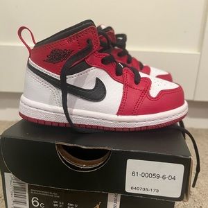 Toddler red Jordan’s